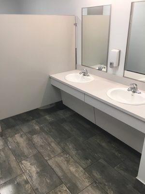 Finished Product- Commercial Bathroom