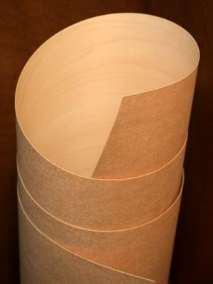 Paper backed veneer.