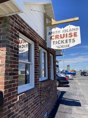 In Crisfield tickets (wristband) can be picked up at the Captain Tyler Motel.