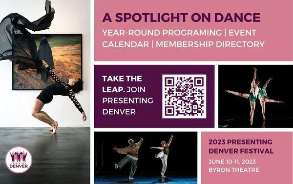 We offer year round programming for all artists and companies in Colorado!