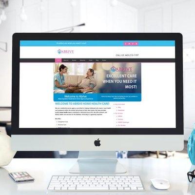 Website developed for Abrive Healthcare