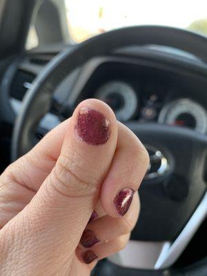 HORRIBLE Gel manicure