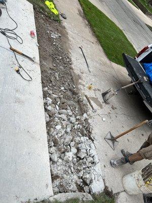 Driveway repair