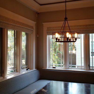 Cordless roman shades