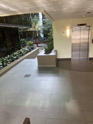 Main lobby and in the distance on the left, the beautiful atrium.