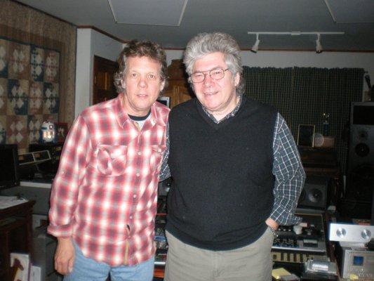 Steve Forbert in session with Dennis