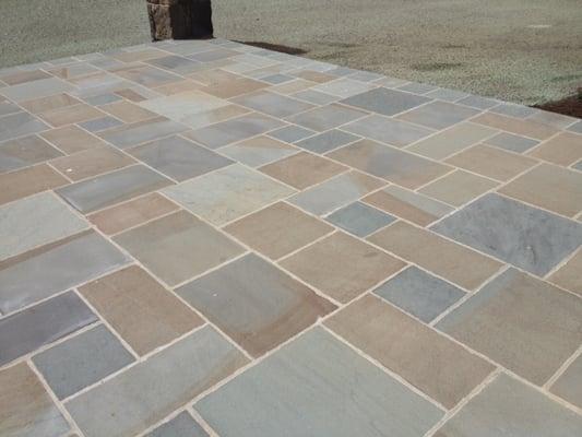 Beautiful Blue stone patio.