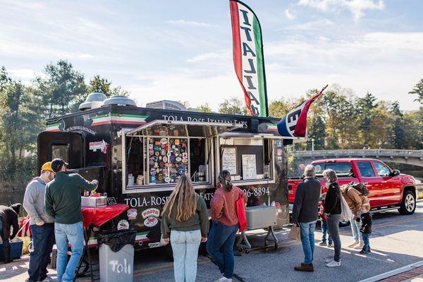 The Tola Rose truck at the Goffstown Pumpkin Regatta