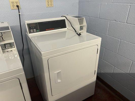 Dryer with a reported gas leak was "inspected" and sits unplugged for the last two weeks