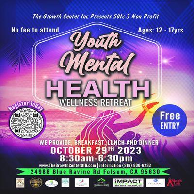 Youth Mental Health Retreat 

Teaching Youth Coping strategies for stress, anxiety & depression.