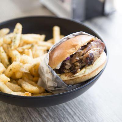 Sandwich Friday featuring our grilled teriyaki chicken sandwich and PONKO fries! Made fresh to order, every single time.