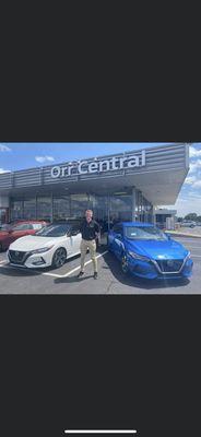 One of our best, Colton Ama, showcasing our award winning inventory here at Orr Nissan Central