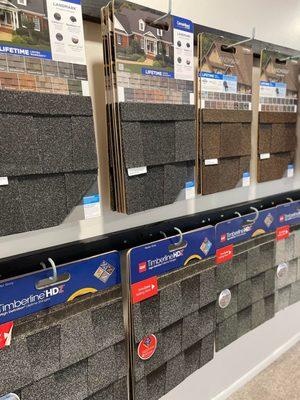 We have many shingle selections available with a variety of styles and colors