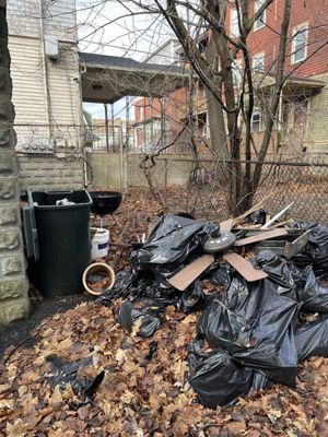 Trash in our yard