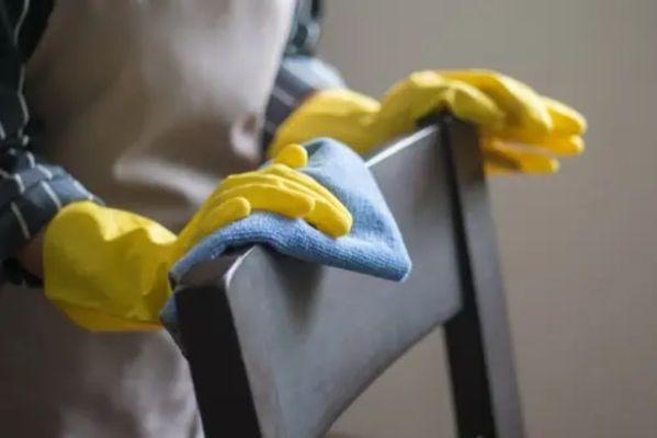 Deep clean of furniture by High 5 Cleaning & Staffing Service . In Moore Oklahoma