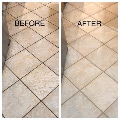 Grout recoloring