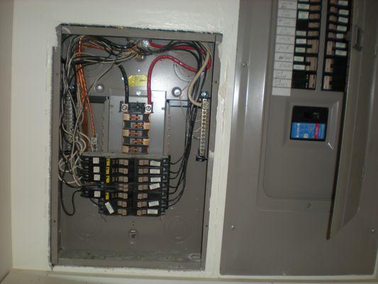 Yelp...we really do check the electric panel wiring!