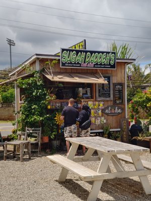 It's a little shack with delicious treats!