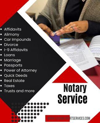 Our goal is to provide exceptional Notary services during your onsite or mobile appointment.