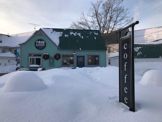 Coffee shop front