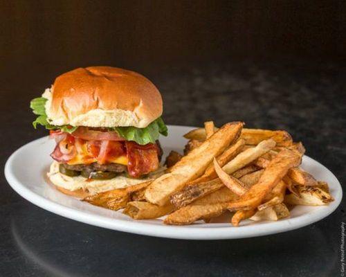 Spicy BBQ Bacon Cheeseburger