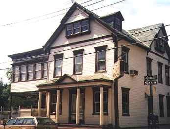 The now gone and historic College Point landmark FLESSEL'S GERMAN RESTAURANT (1872-1998) torn down in 1999.