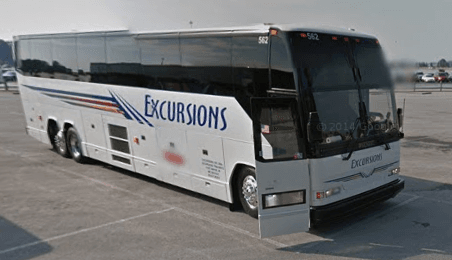 Excursions Bus at Cedar Point Amusement Park (Sandusky, OH) 2011