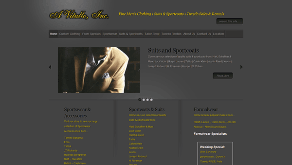 A Vitullos web re-designed