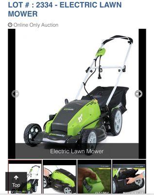 Electric mower