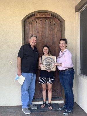 Congrats James & Wendy on your beautiful new home!