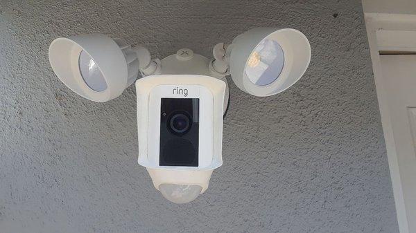 Ring dualspotlight security camera.