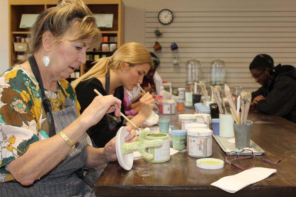 Paint Your Own Pottery at SBAP