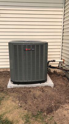 New Trane 16 seer air conditioner! Rebates up to $400 dollars from Comed.