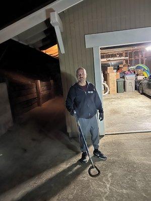 Late night rattlesnake Removal