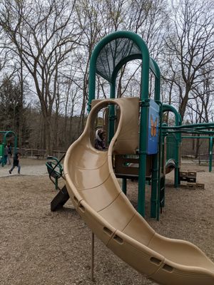 Slide at playground