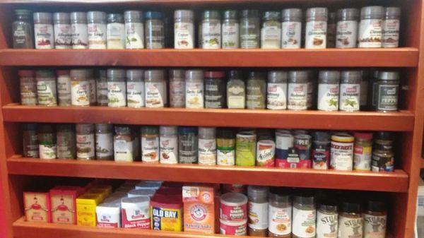 We have more than 150 different condiments which come from all of the world