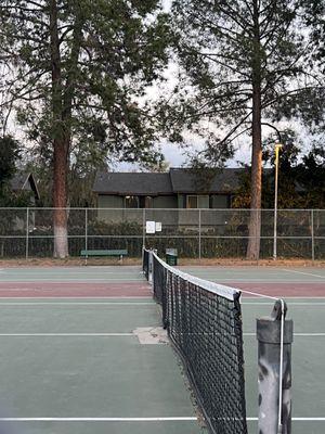 Tennis courts