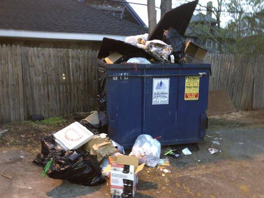 Self explanatory feel free to take the extra rent money and get the dumpster emptied FYI Stay away from Maison Properties