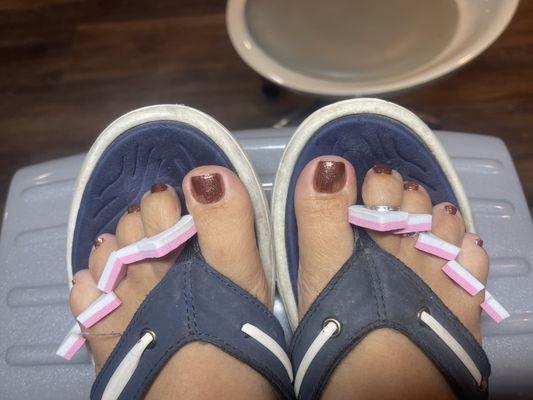 My Christmas Pedi ‼