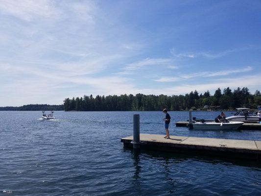 Great lake for boating!