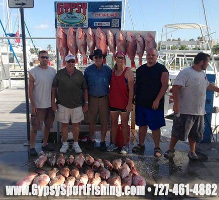 You Catch Fish! Limited out again on Snapper!