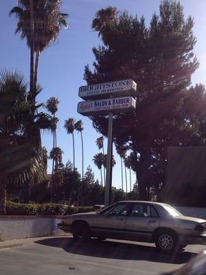 Watch out for this sign when driving down Sherman Way! The new Salon and Barber Shop!