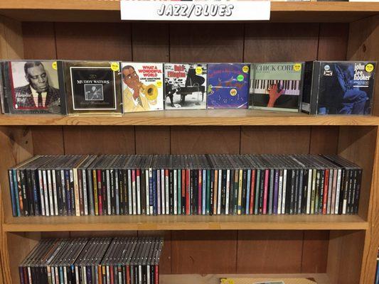 DGO has plenty of Jazz and Blues CD's.