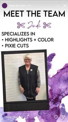 Meet Judi, formerly of JCPenney Styling Salon.