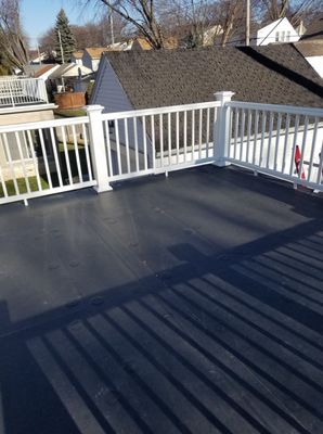 Duradeck EPDM roof deck