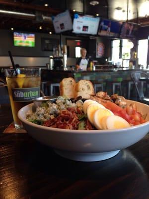 Chicken Cobb with house made focaccia and house made ranch dressing