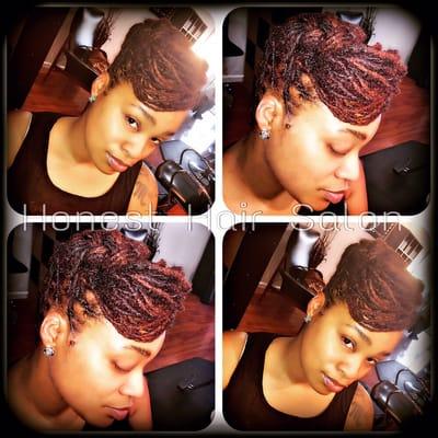 Dreadlock Retwist, Custom Color, Dreadlock Style by Nisa