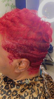 Finger Wave and curl