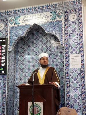 Eid Khutbah giving Imam Mokit