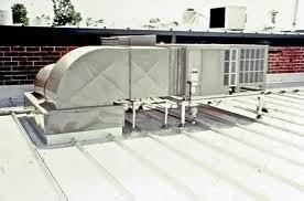 Commercial Roof Top Unit Installed.